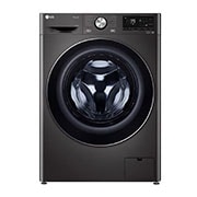 LG Waschmaschine mit 8,5 kg Kapazität | Slim Fit | Energieeffizienzklasse A | 1.200 U./Min. | Black Steel mit chrom Bullaugenring | F2WV9082B, F2WV9082B