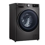 LG Waschmaschine mit 8,5 kg Kapazität | Slim Fit | Energieeffizienzklasse A | 1.200 U./Min. | Black Steel mit chrom Bullaugenring | F2WV9082B, F2WV9082B