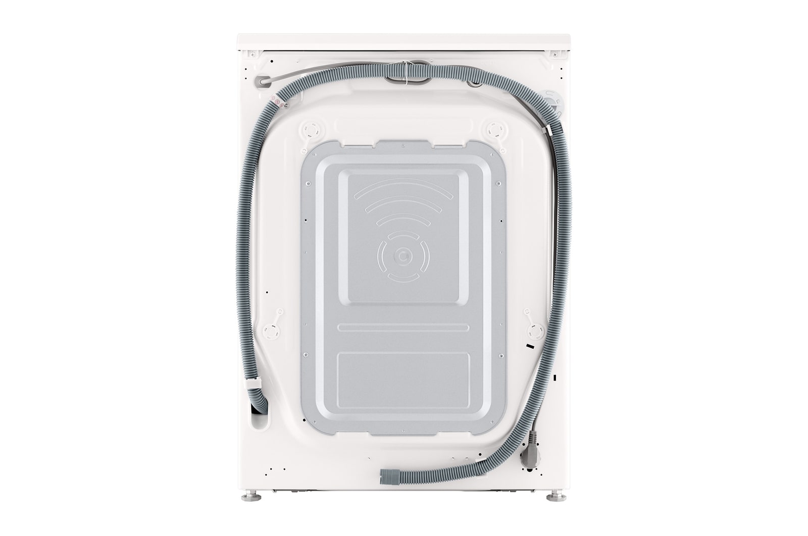 Linke perspektivische Ansicht der LG-Waschtrockner-Kombination