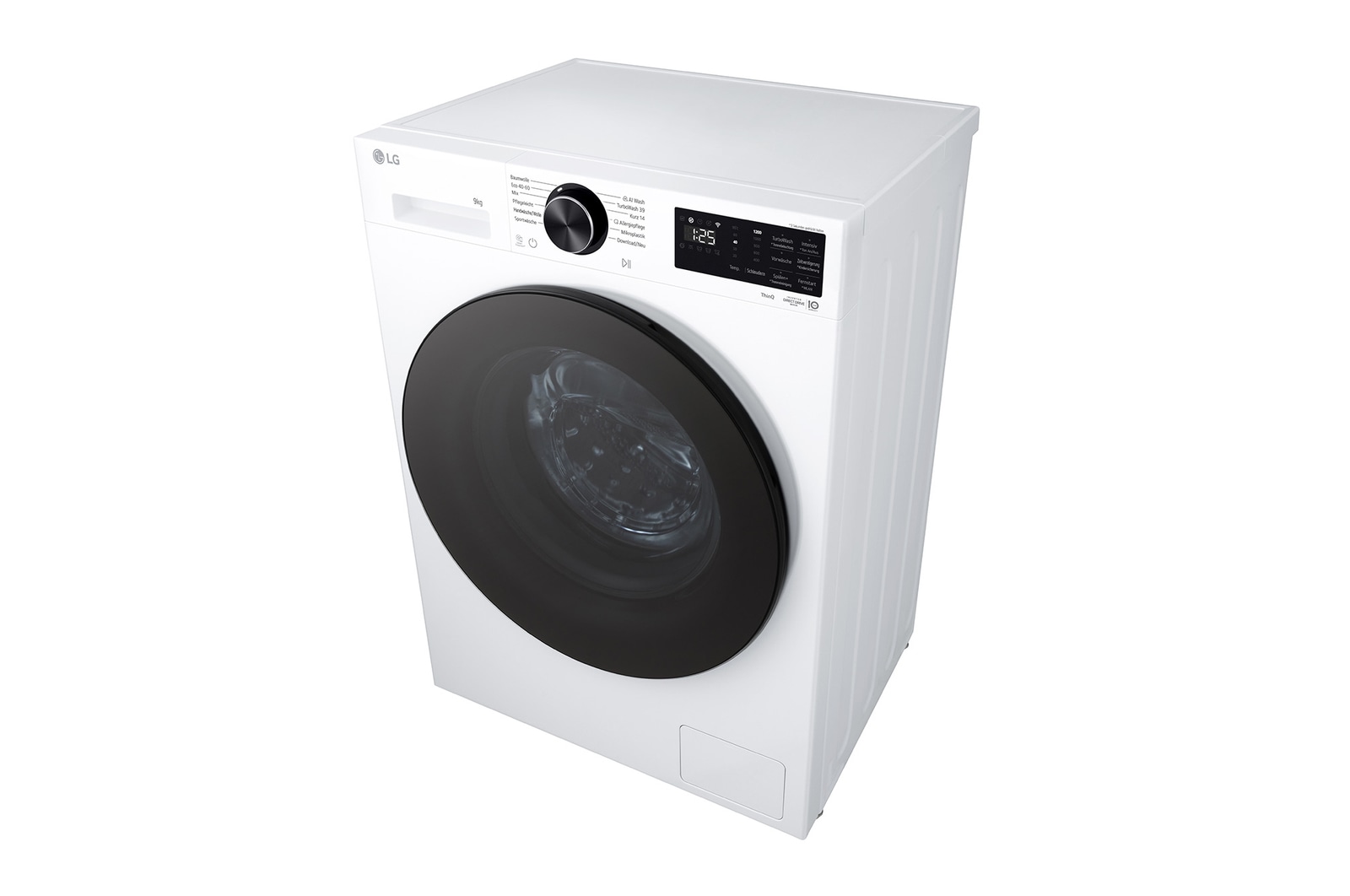 Detailansicht des Drehknopfs und der Anzeige