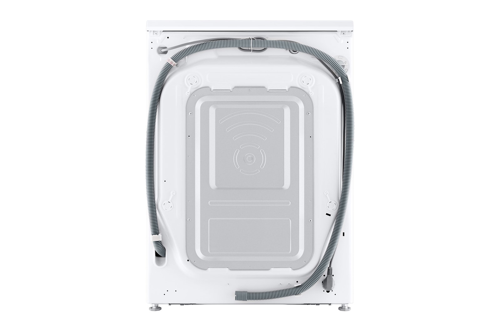 Linke perspektivische Ansicht der LG-Waschtrockner-Kombination