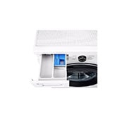 LG Waschmaschine Essence White (EEK A, 8 kg, 1.350 U./Min.) Unterbaufähig mit Steam & Inverter Direct Drive® | F4WB3085, F4WB3085
