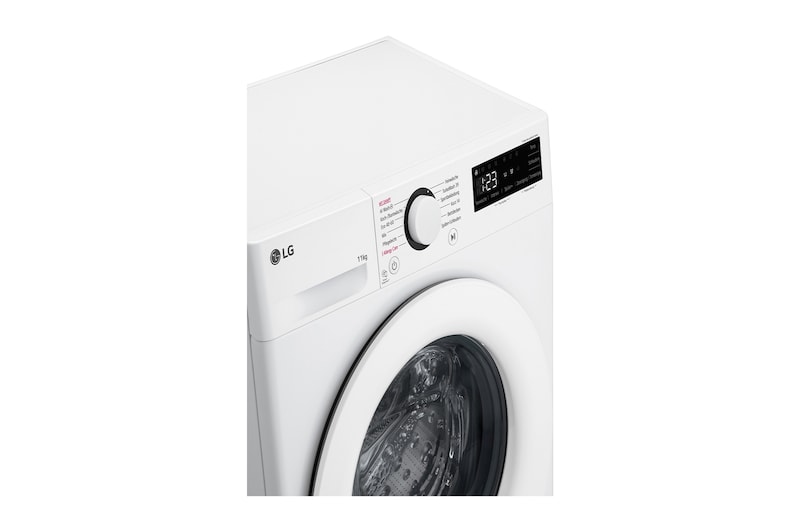 LG Waschmaschine (11 kg, 1.400 U./Min., EEK A -10%*) mit AI DD®, Steam & TurboWash®360° | F4WR3113, F4WR3113