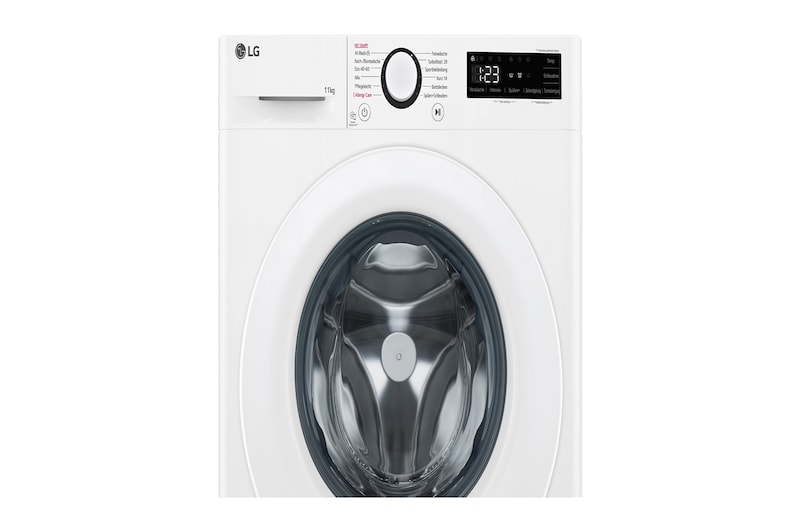 LG Waschmaschine (11 kg, 1.400 U./Min., EEK A -10%*) mit AI DD®, Steam & TurboWash®360° | F4WR3113, F4WR3113