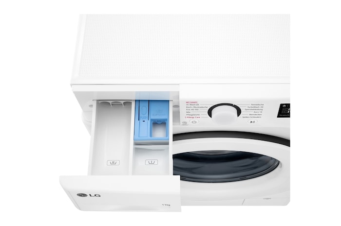 LG Waschmaschine (11 kg, 1.400 U./Min., EEK A -10%*) mit AI DD®, Steam & TurboWash®360° | F4WR3113, F4WR3113