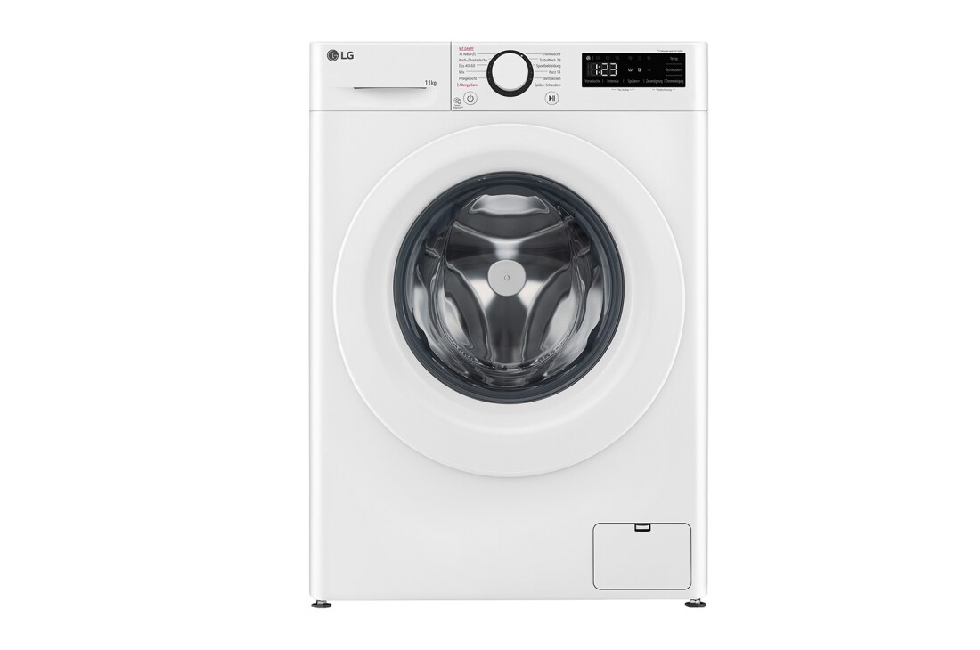 LG Waschmaschine (11 kg, 1.400 U./Min., EEK A -10%*) mit AI DD®, Steam & TurboWash®360° | F4WR3113, F4WR3113