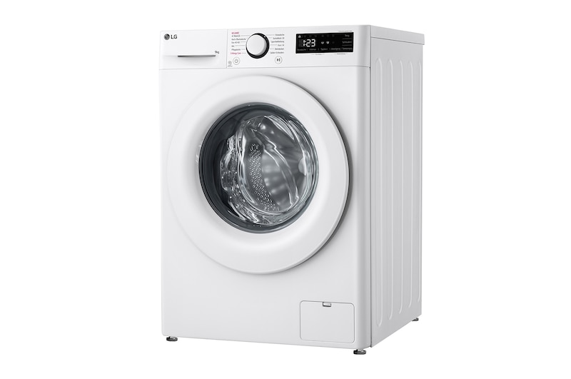 LG Waschmaschine Weiß (9 kg, 1.400 U./Min., EEK A -10%*) mit AI DD® & TurboWash®360° | F4WR3193, F4WR3193