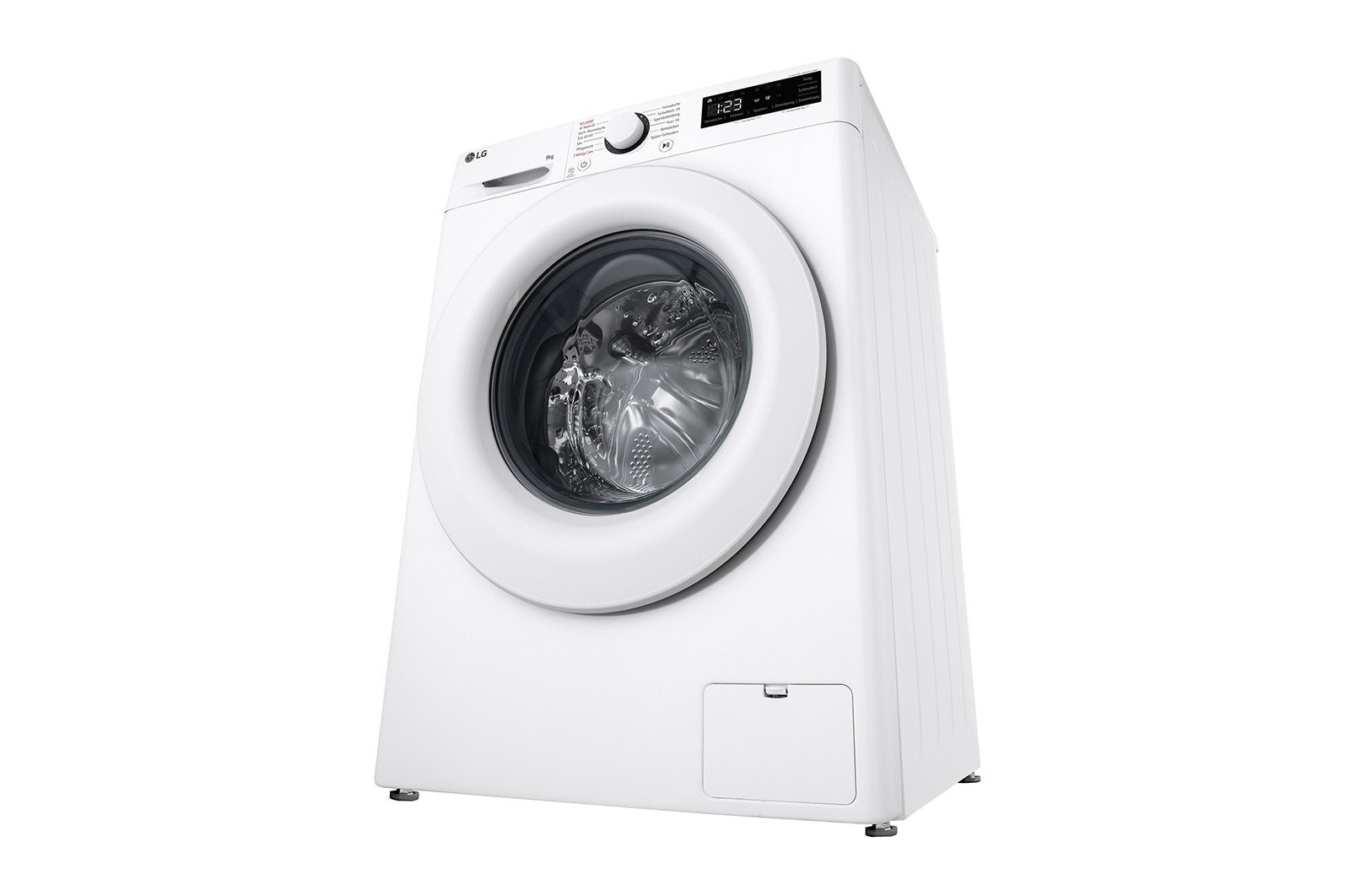 LG Waschmaschine Weiß (9 kg, 1.400 U./Min., EEK A -10%*) mit AI DD® & TurboWash®360° | F4WR3193, F4WR3193