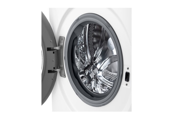 LG Waschmaschine Weiß (9 kg, 1.400 U./Min., EEK A -10%*) mit AI DD® & TurboWash®360° | F4WR3193, F4WR3193