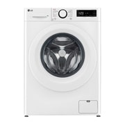 LG Waschmaschine Weiß (9 kg, 1.400 U./Min., EEK A -10%*) mit AI DD® & TurboWash®360° | F4WR3193, F4WR3193