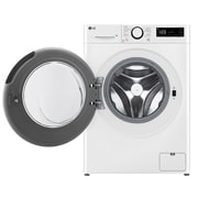 LG Waschmaschine Weiß (9 kg, 1.400 U./Min., EEK A -10%*) mit AI DD® & TurboWash®360° | F4WR3193, F4WR3193