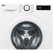 LG Waschmaschine Weiß (9 kg, 1.400 U./Min., EEK A -10%*) mit AI DD® & TurboWash®360° | F4WR3193, F4WR3193
