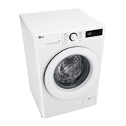 LG Waschmaschine Weiß (9 kg, 1.400 U./Min., EEK A -10%*) mit AI DD® & TurboWash®360° | F4WR3193, F4WR3193