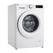 LG Waschmaschine Weiß (9 kg, 1.400 U./Min., EEK A -10%*) mit AI DD® & TurboWash®360° | F4WR3193, F4WR3193