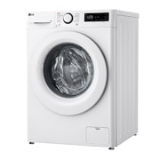 LG Waschmaschine Weiß (9 kg, 1.400 U./Min., EEK A -10%*) mit AI DD® & TurboWash®360° | F4WR3193, F4WR3193