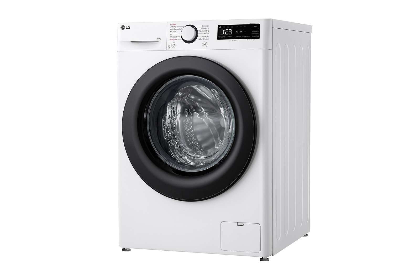 LG Waschmaschine Weiß (A-10%*, 11 kg, 1.350 U./Min.) mit AI DD® & TurboWash®360° | F4WR4016, F4WR4016