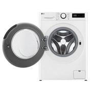 LG Waschmaschine Weiß (A-10%*, 11 kg, 1.350 U./Min.) mit AI DD® & TurboWash®360° | F4WR4016, F4WR4016