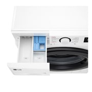 LG Waschmaschine Weiß (A-10%*, 11 kg, 1.350 U./Min.) mit AI DD® & TurboWash®360° | F4WR4016, F4WR4016