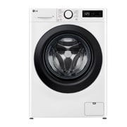 LG Waschmaschine Weiß (9 kg, 1.400 U./Min., EEK A -10%*) mit AI DD®, Steam & TurboWash®360° | F4WR4096, F4WR4096