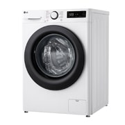 LG Waschmaschine Weiß (9 kg, 1.400 U./Min., EEK A -10%*) mit AI DD®, Steam & TurboWash®360° | F4WR4096, F4WR4096