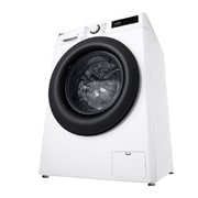 LG Waschmaschine Weiß (9 kg, 1.400 U./Min., EEK A -10%*) mit AI DD®, Steam & TurboWash®360° | F4WR4096, F4WR4096
