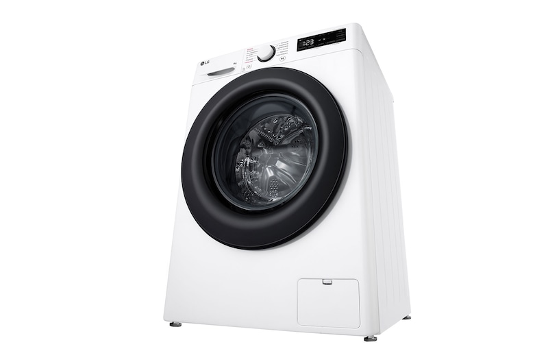 LG Waschmaschine Weiß (9 kg, 1.400 U./Min., EEK A -10%*) mit AI DD®, Steam & TurboWash®360° | F4WR4096, F4WR4096