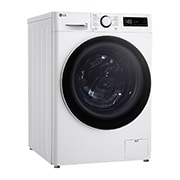 LG Waschmaschine (9 kg, 1.400 U./Min., EEK A -10%*) mit weißem Bullaugenring | F4WR5090, F4WR5090