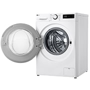 LG Waschmaschine (9 kg, 1.400 U./Min., EEK A -10%*) mit weißem Bullaugenring | F4WR5090, F4WR5090