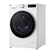 LG Waschmaschine (9 kg, 1.400 U./Min., EEK A -10%*) mit weißem Bullaugenring | F4WR5090, F4WR5090