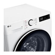 LG Waschmaschine (9 kg, 1.400 U./Min., EEK A -10%*) mit weißem Bullaugenring | F4WR5090, F4WR5090