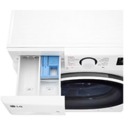 LG Waschmaschine (9 kg, 1.400 U./Min., EEK A -10%*) mit weißem Bullaugenring | F4WR5090, F4WR5090