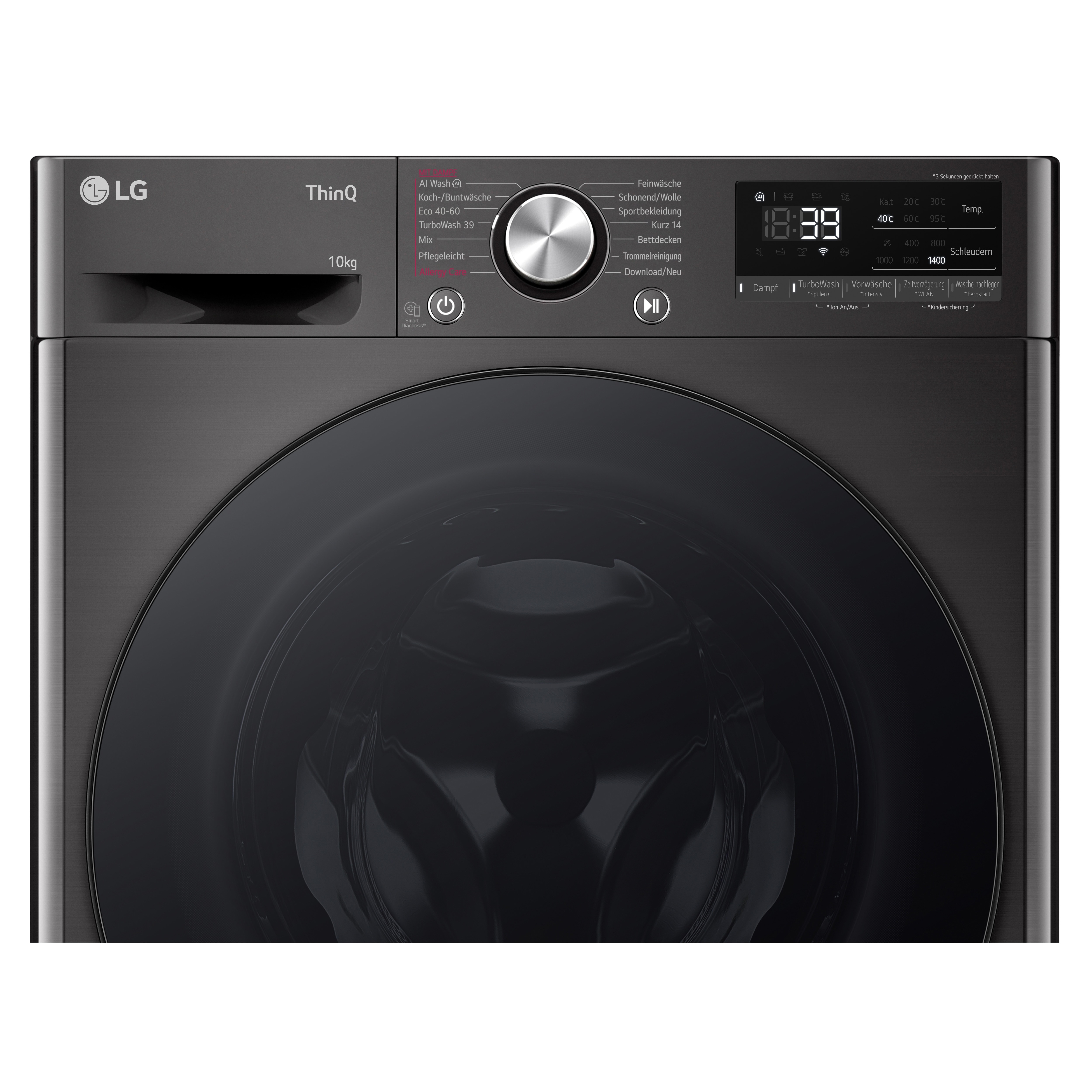 LG Waschmaschine Weiß (EEK A-10%*, 11 kg, 1.350 U./Min.) mit AI DD® & TurboWash®360° | F4WR700YB, F4WR700YB