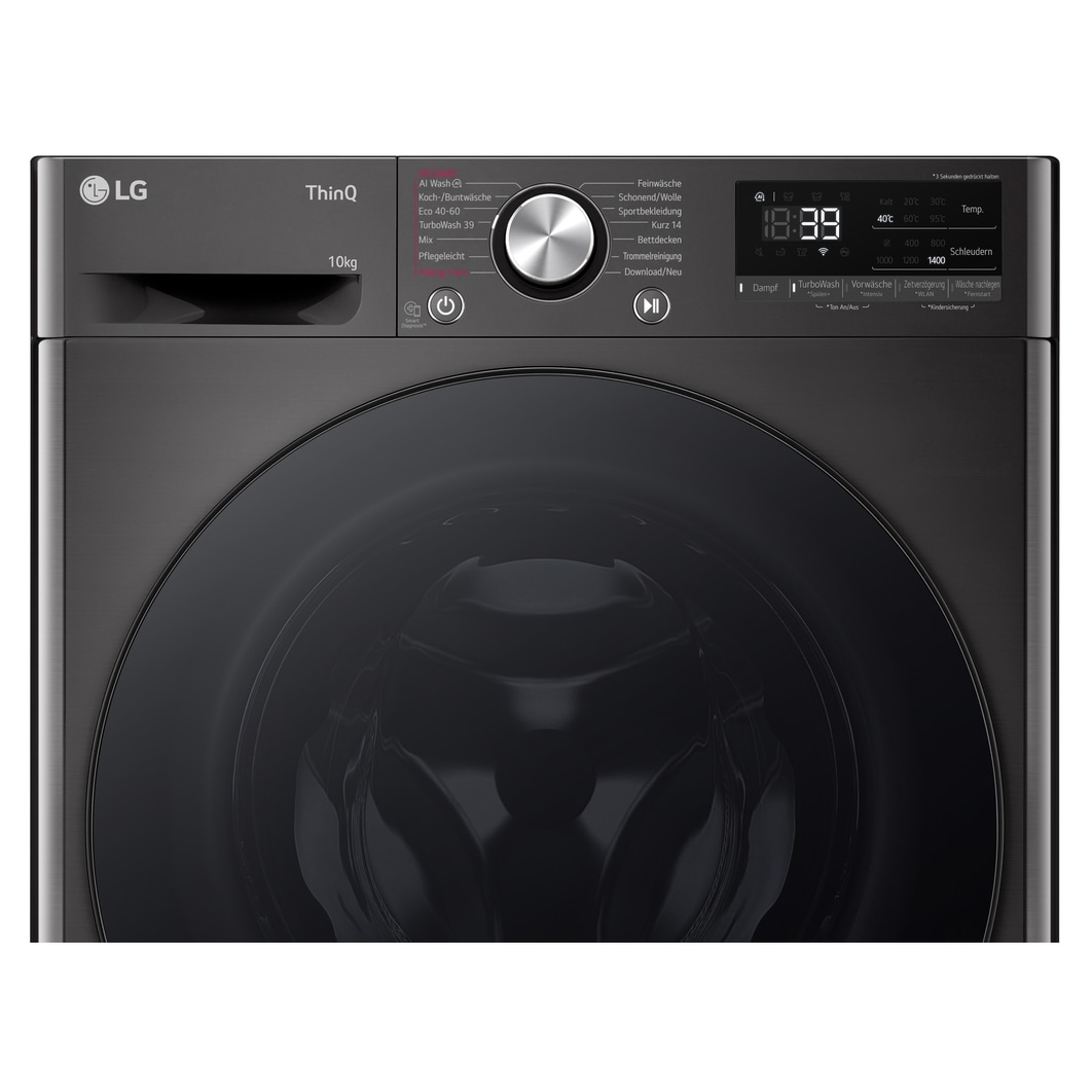 LG Waschmaschine Weiß (EEK A-10%*, 11 kg, 1.350 U./Min.) mit AI DD® & TurboWash®360° | F4WR700YB, F4WR700YB
