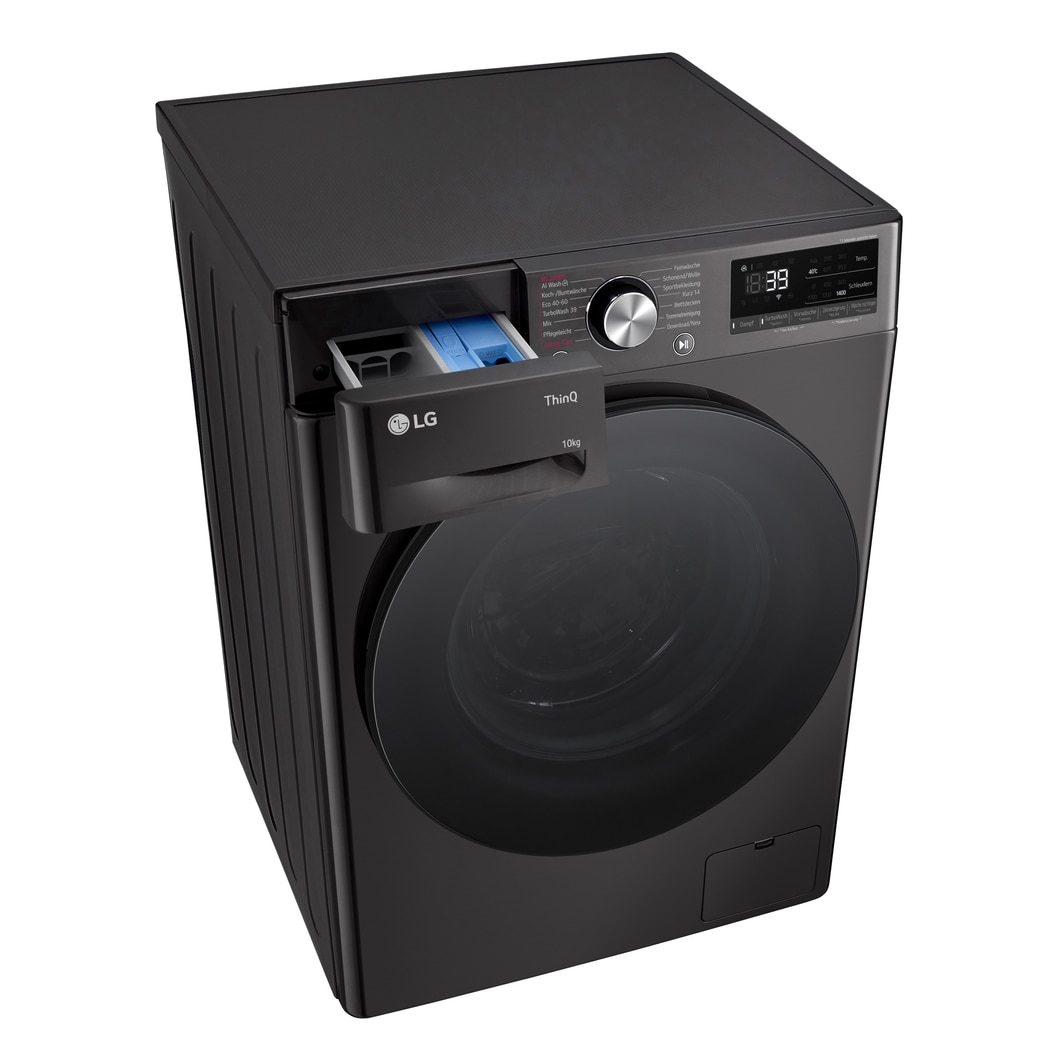 LG Waschmaschine Weiß (EEK A-10%*, 11 kg, 1.350 U./Min.) mit AI DD® & TurboWash®360° | F4WR700YB, F4WR700YB