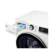 LG Waschmaschine Weiß (A-10%*, 11 kg, 1.350 U./Min.) mit AI DD® & TurboWash®360° | F4WR7012, F4WR7012