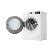 Waschmaschine mit 11 kg | | U./Min. | 1400 | Kapazität | DE mit A LG EKK F4WR7012 Weiß Chrom-Bullaugenring - F4WR7012