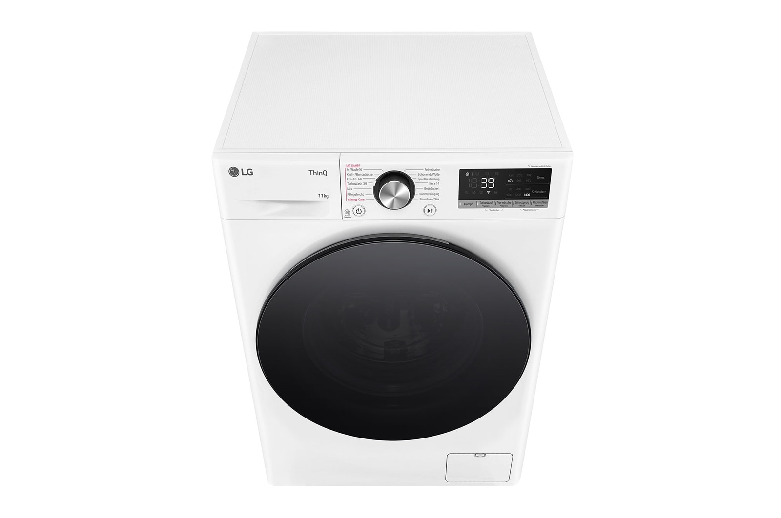 LG Waschmaschine Weiß (A-10%*, 11 kg, 1.350 U./Min.) mit AI DD® & TurboWash®360° | F4WR701Y, F4WR701Y