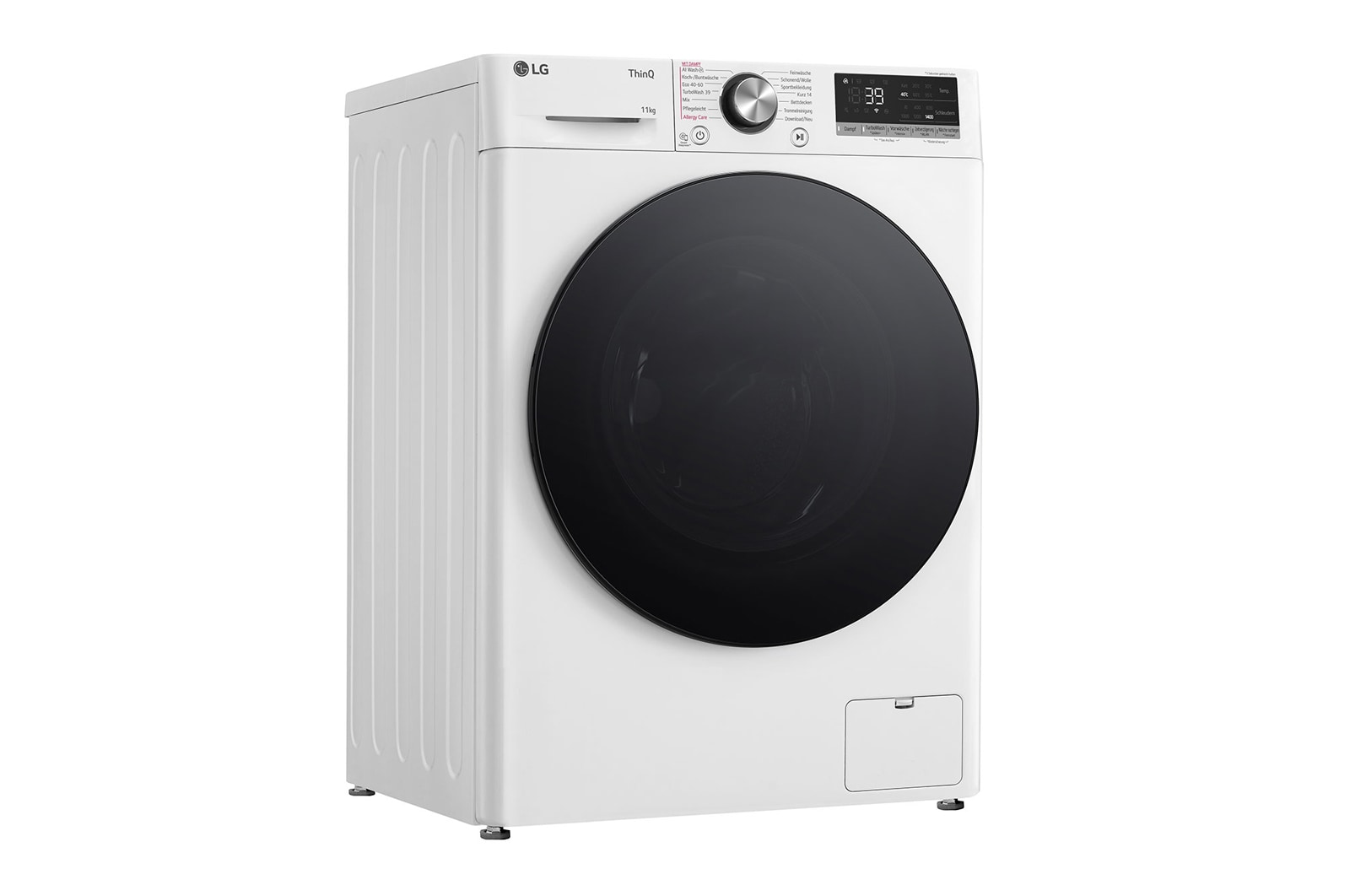 LG Waschmaschine Weiß (A-10%*, 11 kg, 1.350 U./Min.) mit AI DD® & TurboWash®360° | F4WR701Y, F4WR701Y