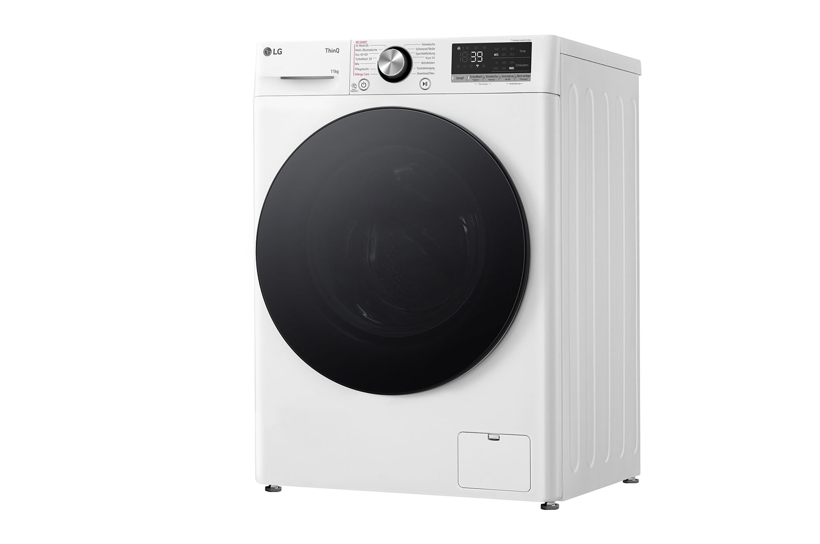 LG Waschmaschine Weiß (A-10%*, 11 kg, 1.350 U./Min.) mit AI DD® & TurboWash®360° | F4WR701Y, F4WR701Y