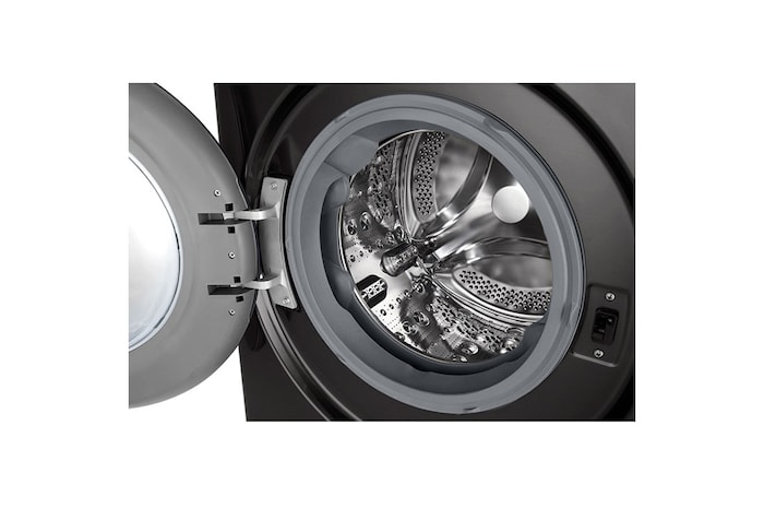 LG Waschmaschine Schwarz (EEK A-10%*, 11 kg, 1.350 U./Min.) mit AI DD® & TurboWash®360° | F4WR701YB, F4WR701YB