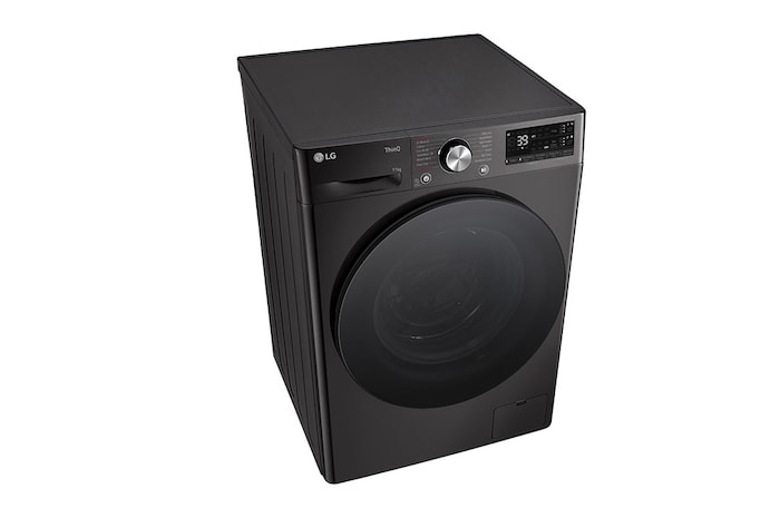 LG Waschmaschine Schwarz (EEK A-10%*, 11 kg, 1.350 U./Min.) mit AI DD® & TurboWash®360° | F4WR701YB, F4WR701YB