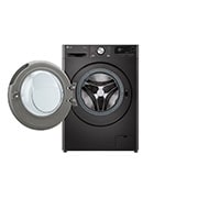 LG Waschmaschine mit 11 kg Kapazität | EEK A | 1.400 U./Min. | Schwarz mit schwarzem Bullaugenring | F4WR701YB, F4WR701YB