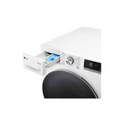 LG Waschmaschine Weiß (A-20%*, 13 kg, 1.360 U./Min.) mit AI DD® & TurboWash®360° | F4WR7031, F4WR7031