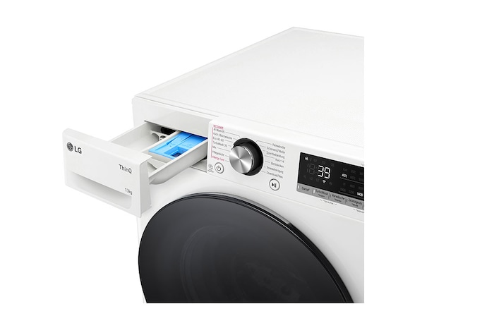 LG Waschmaschine Weiß (A-20%*, 13 kg, 1.360 U./Min.) mit AI DD® & TurboWash®360° | F4WR703Y, F4WR703Y