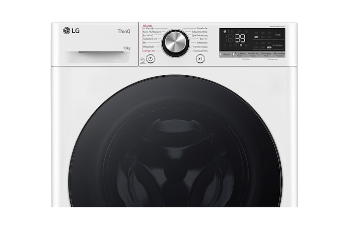 LG Waschmaschine Weiß (A-20%*, 13 kg, 1.360 U./Min.) mit AI DD® & TurboWash®360° | F4WR703Y, F4WR703Y