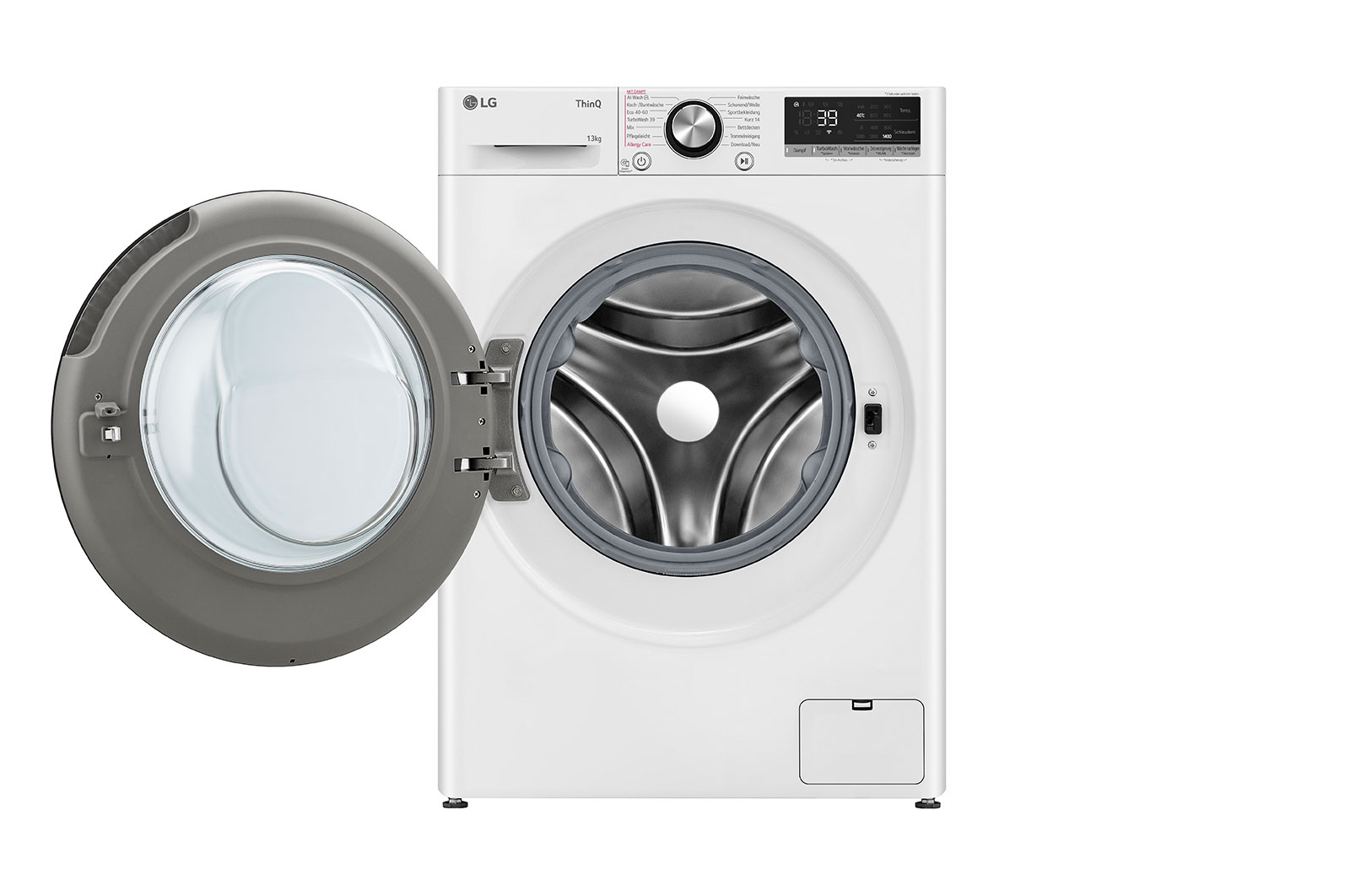 LG Waschmaschine (13 kg, 1.400 U./Min., EEK A-20%*) mit schwarzem Bullaugenring | F4WR703Y, F4WR703Y