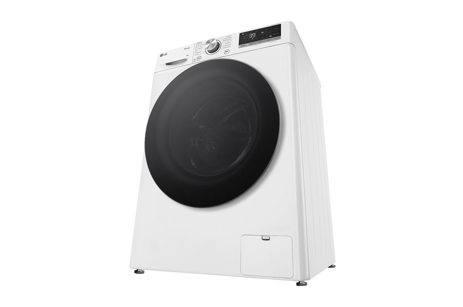 LG Waschmaschine Weiß (9 kg, 1.400 U./Min., EEK A -10%*) mit AI DD®, Steam & TurboWash®360° | F4WR7091, F4WR7091