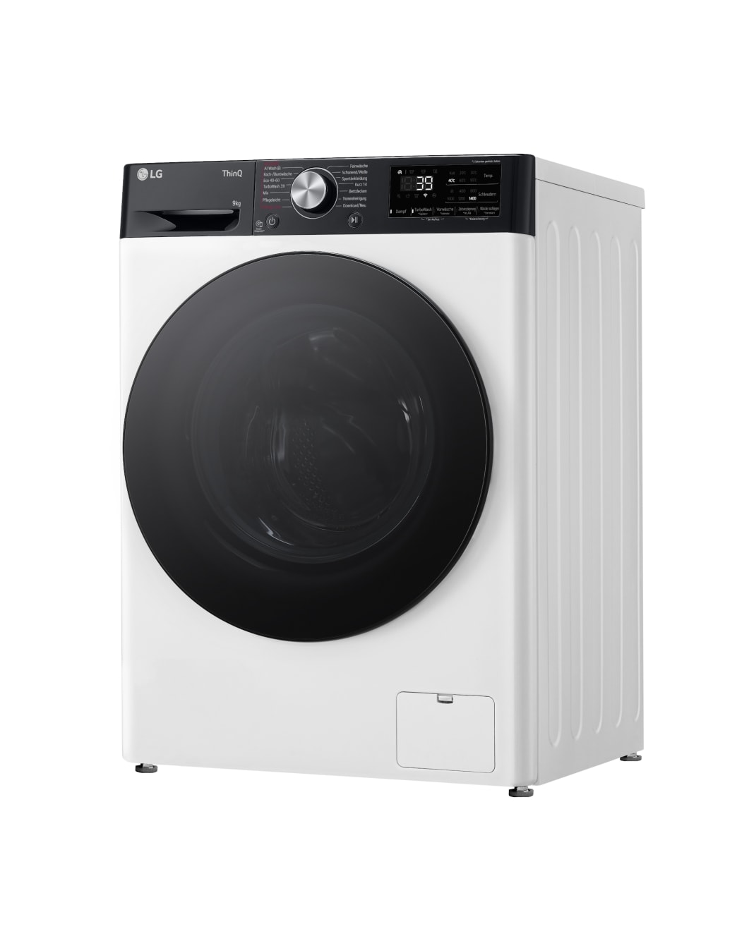 Waschmaschine mit 9 kg Kapazität - Bullaugenring | Weiß F4WR709YP LG | EKK | 1400 F4WR709YP schwarzem | U./Min. | DE mit A