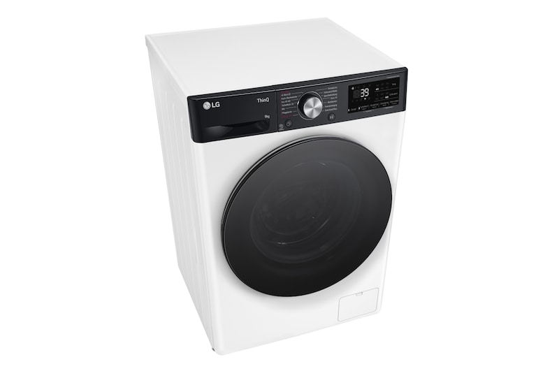LG Waschmaschine (9 kg, 1.400 U./Min., EEK A -10%*) mit schwarzem Bullaugenring | F4WR709YP, F4WR709YP