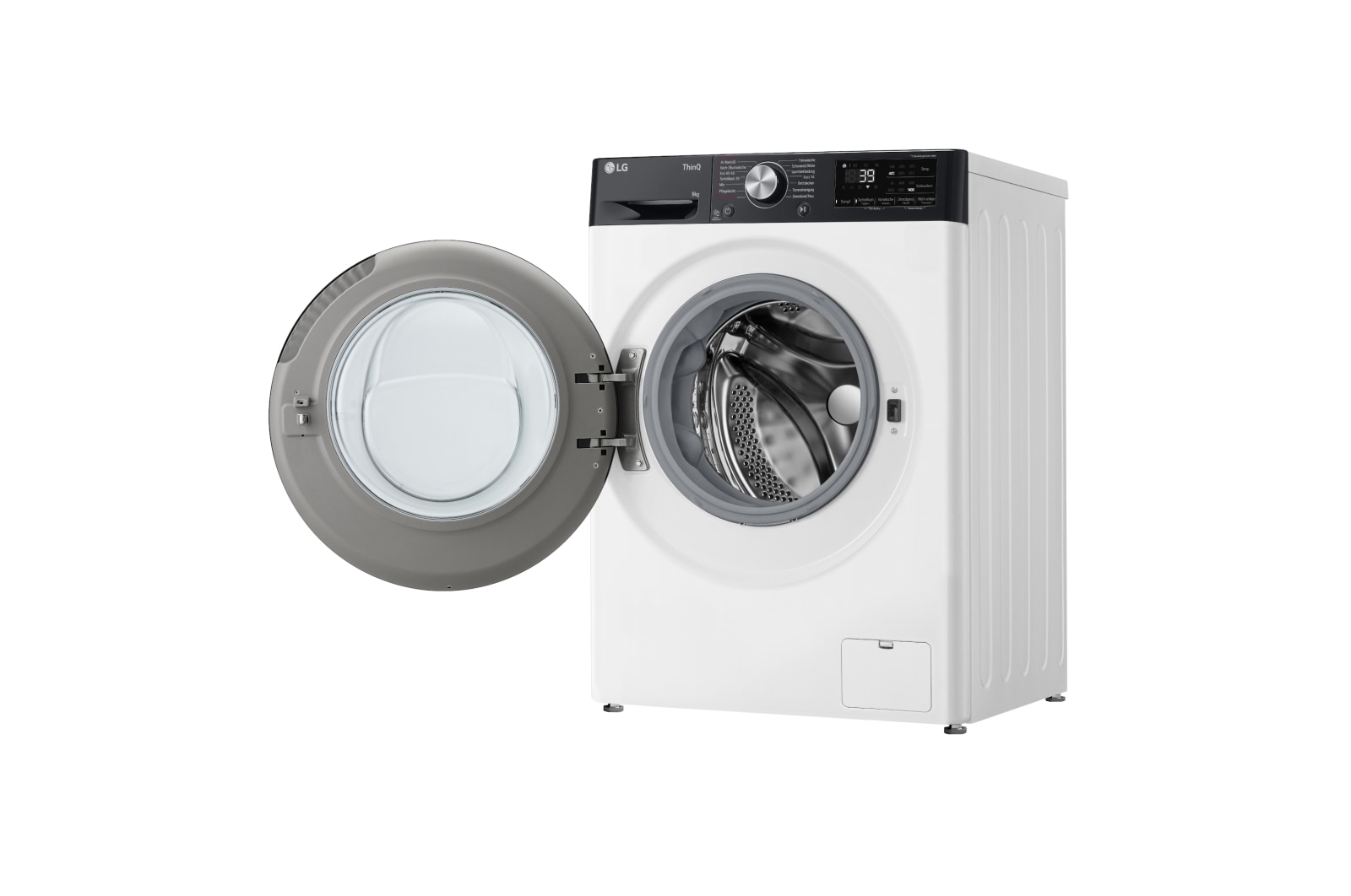 LG Waschmaschine (9 kg, 1.400 U./Min., EEK A -10%*) mit schwarzem Bullaugenring | F4WR709YP, F4WR709YP